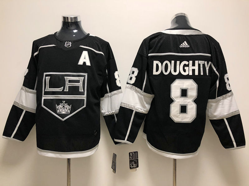Men's Los Angeles Kings Drew Doughty #8 Black Home Breakaway Jersey